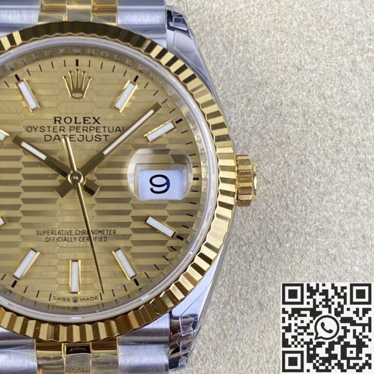 VS Factory Rolex Datejust Replicas M126233-0039 Gold Watch 36mm