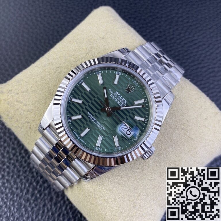 VS Factory Replica Rolex Datejust M126334-0030 Mint Green Dial