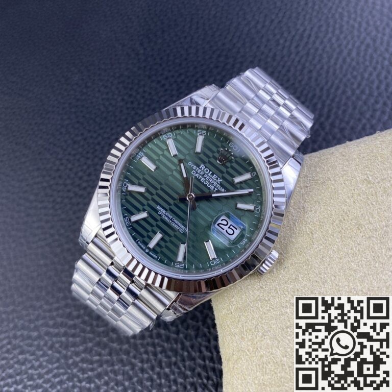 VS Factory Replica Rolex Datejust M126334-0030 Mint Green Dial