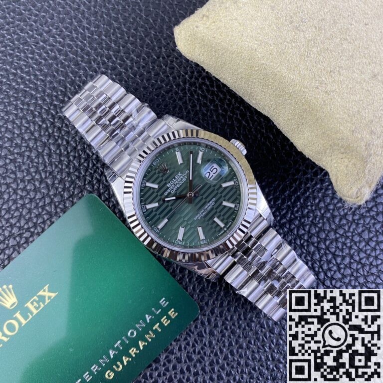 VS Factory Replica Rolex Datejust M126334-0030 Mint Green Dial