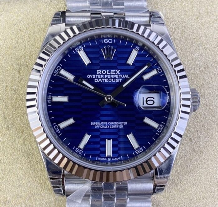 VS Factory Replica Rolex Datejust M126334-0031 Bright Blue Dial