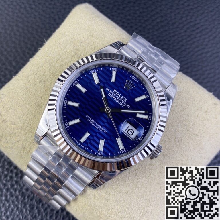 VS Factory Replica Rolex Datejust M126334-0031 Bright Blue Dial