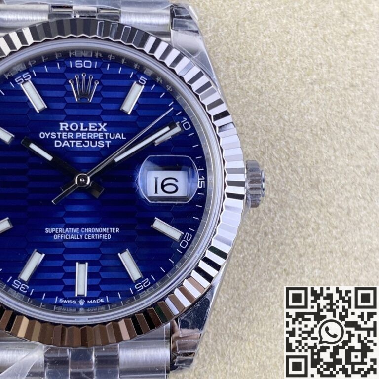 VS Factory Replica Rolex Datejust M126334-0031 Bright Blue Dial