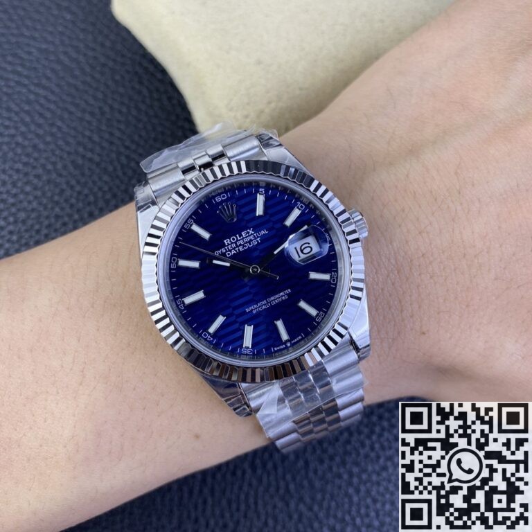 VS Factory Replica Rolex Datejust M126334-0031 Bright Blue Dial