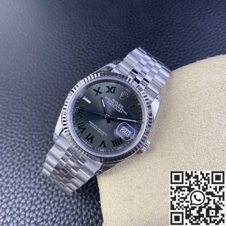 VS Factory Fake Rolex Datejust Watch M126234-0045 Slate Gray Dial Size 36mm 