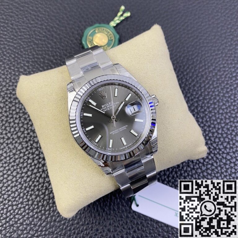 VS Factory Best Fake Rolex Datejust M126334-0013 Grey Dial