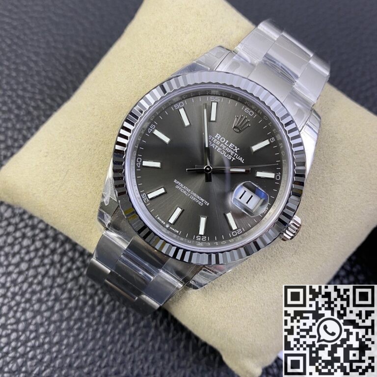 VS Factory Best Fake Rolex Datejust M126334-0013 Grey Dial