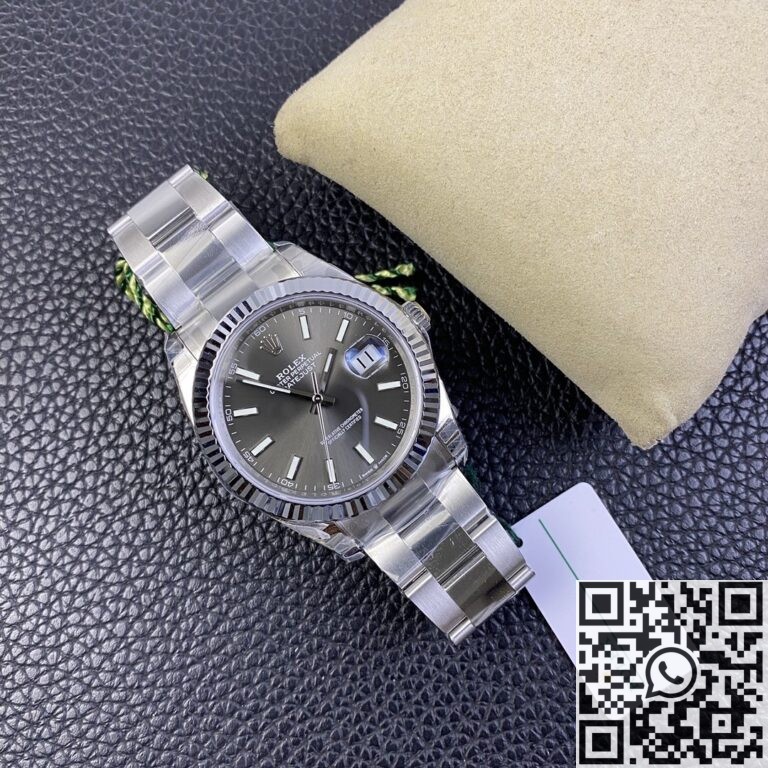 VS Factory Best Fake Rolex Datejust M126334-0013 Grey Dial