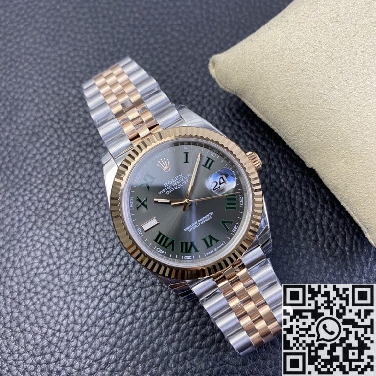 EW Factory Fake Rolex Watches Datejust M126331-0016 Rose Gold Watch