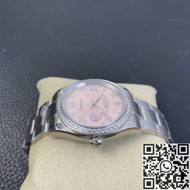 EW Factory Replica Rolex Watch Datejust M126284RBR-0024 Pinkr Dial