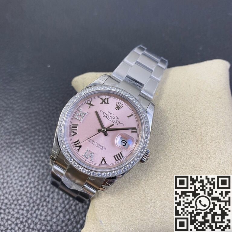 EW Factory Replica Rolex Watch Datejust M126284RBR-0024 Pinkr Dial