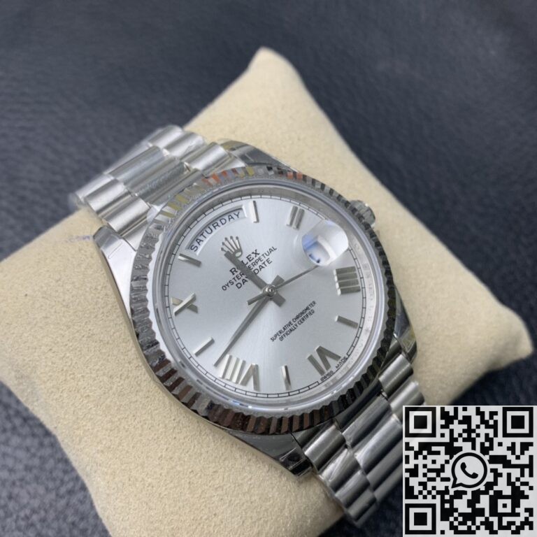 EW Factory Fake Rolex Day Date M228236-0010 White Dial