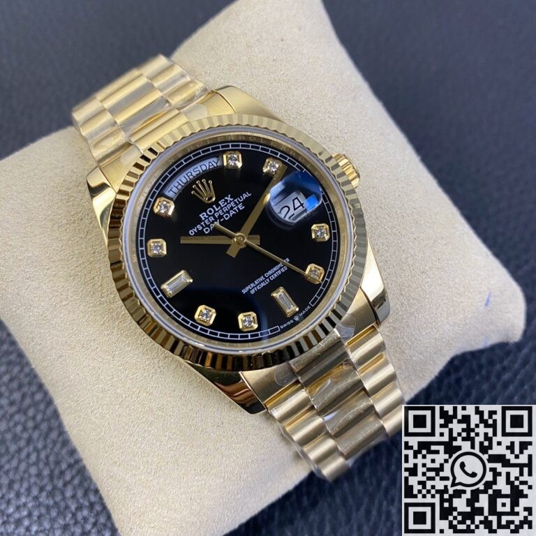 Rolex Air king Replica Day Date M128238 Rose Gold Diamond