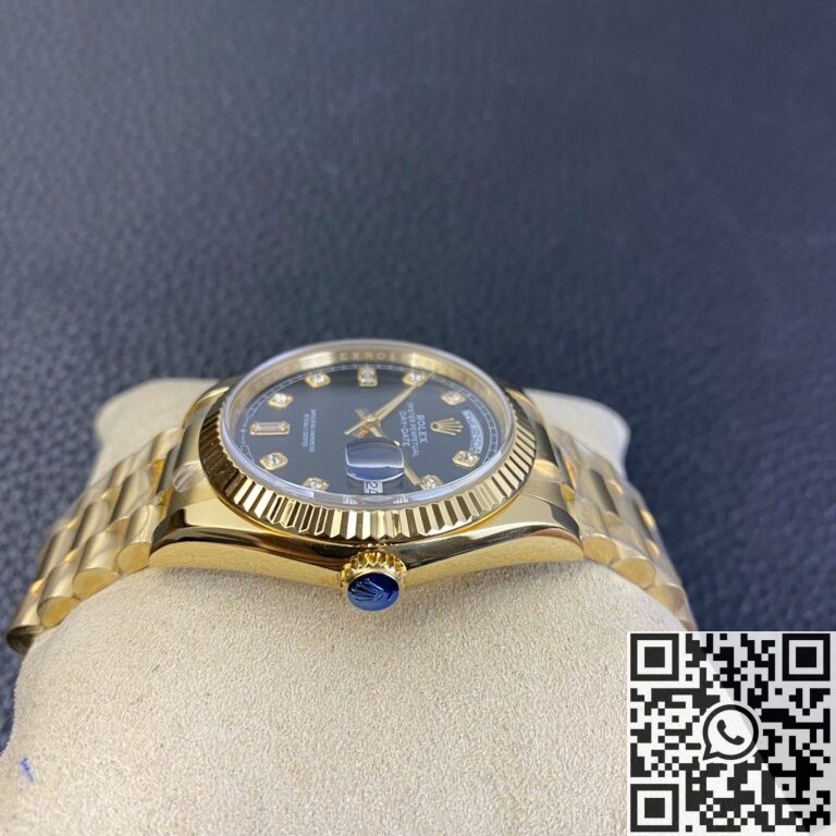 Rolex Air king Replica Day Date M128238 Rose Gold Diamond