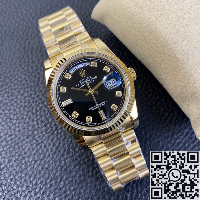 Rolex Air king Replica Day Date M128238 Rose Gold Diamond