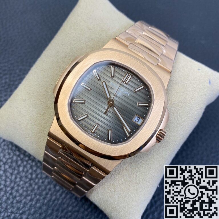 PPF Factory Fake Patek Philippe Nautilus 5711R-001 Rose Gold Watches