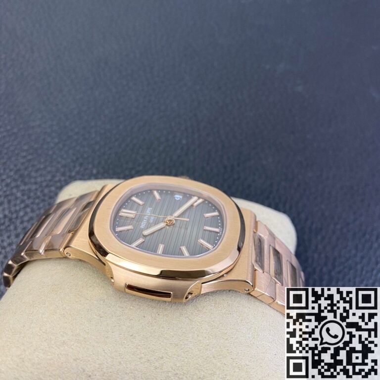 PPF Factory Fake Patek Philippe Nautilus 5711R-001 Rose Gold Watches