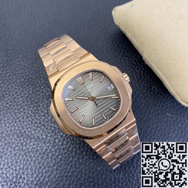 PPF Factory Fake Patek Philippe Nautilus 5711R-001 Rose Gold Watches