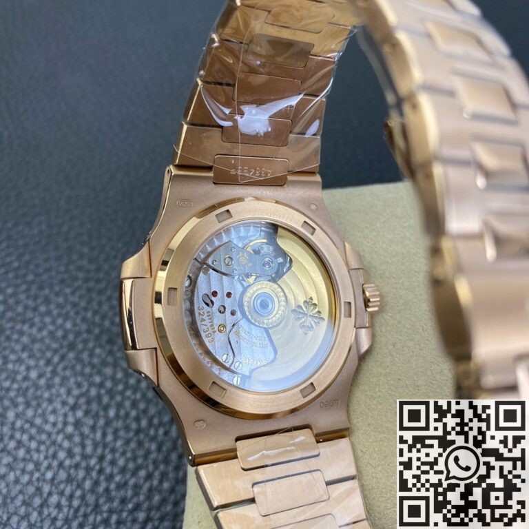 PPF Factory Fake Patek Philippe Nautilus 5711R-001 Rose Gold Watches