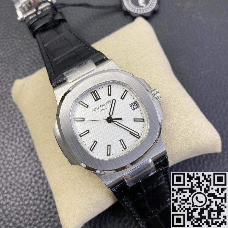 PPF Factory Replica Patek Philippe Nautilus 5711 White Dial Belt Model