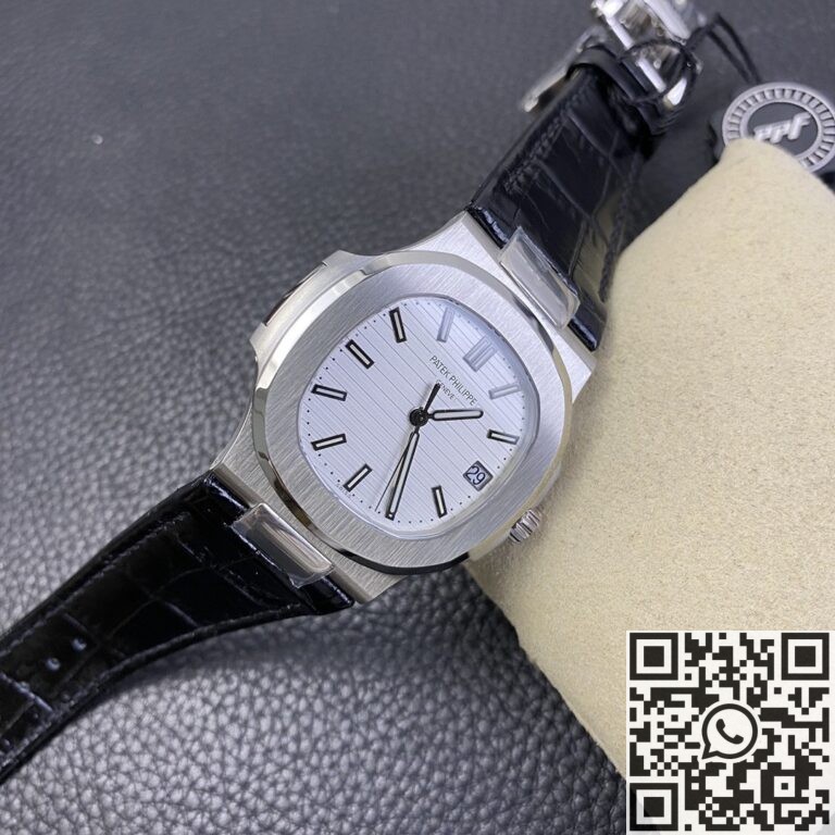 PPF Factory Replica Patek Philippe Nautilus 5711 White Dial Belt Model