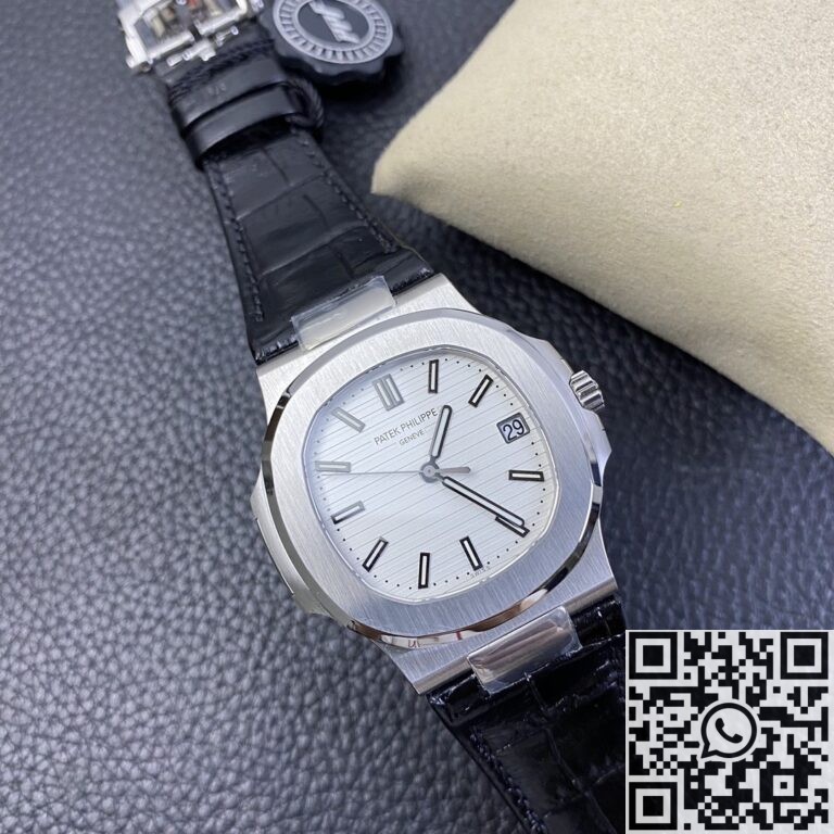 PPF Factory Replica Patek Philippe Nautilus 5711 White Dial Belt Model