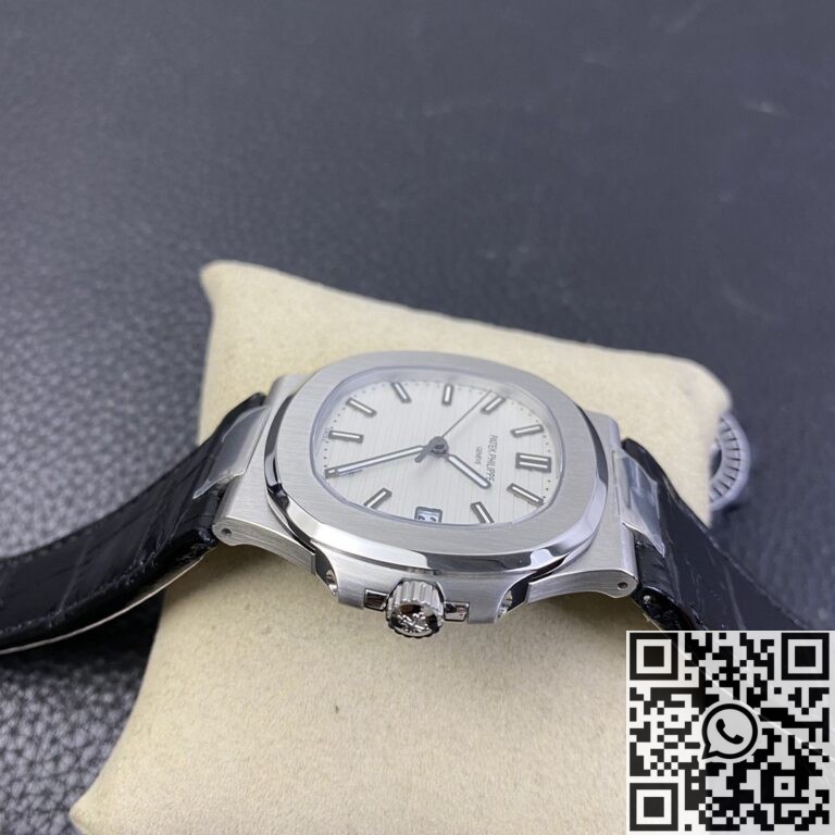 PPF Factory Replica Patek Philippe Nautilus 5711 White Dial Belt Model