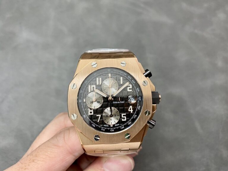 APF Factory Replica Audemars Piguet Royal Oak Offshore 26470OR.OO.1000OR.02 Gray Ruthenium Panda Plate