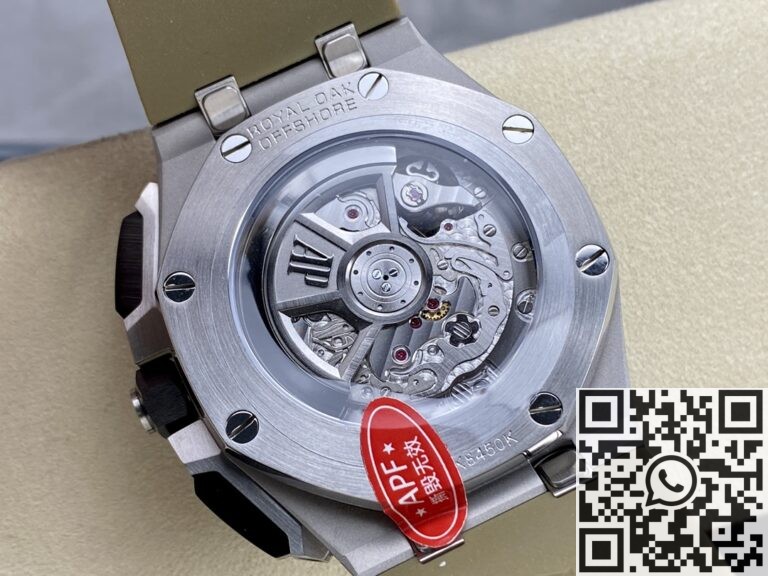 APF Factory Fake Audemars Piguet Royal Oak Offshore 26420SO.OO.A600CA.01 Light Brown Dial