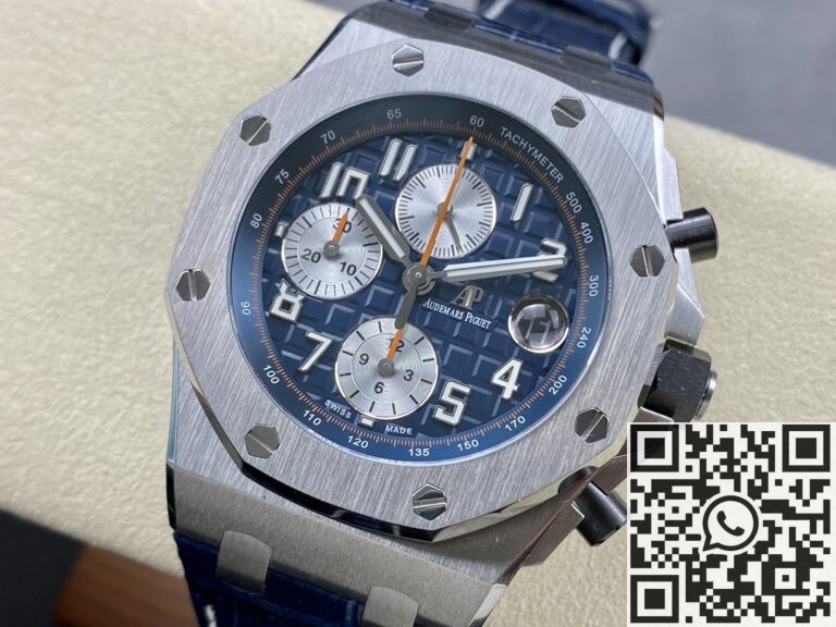 APF Factory Replica Audemars Piguet Royal Oak Offshore 26470ST.OO.A027CA.01 Blue Panda Plate