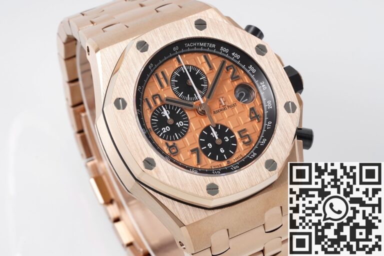 APF Factory Replica AP Royal Oak Offshore 26470OR.OO.1000OR.01 Rose Gold Dial Watch