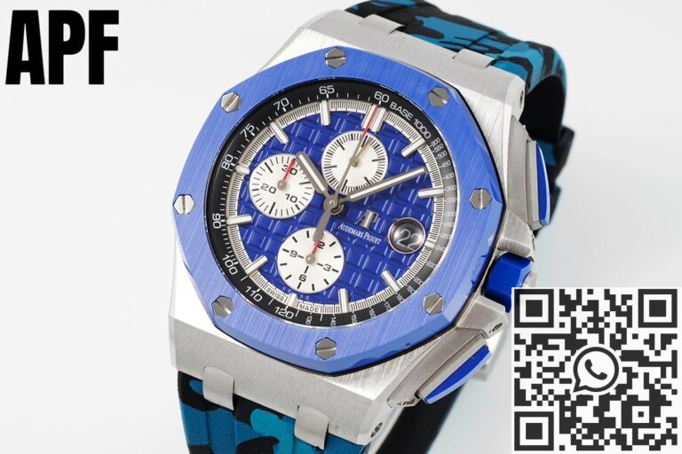 APF Factory Replica Audemars Piguet Royal Oak Offshore 26400SO.OO.A335CA.01 Blue Panda Plate