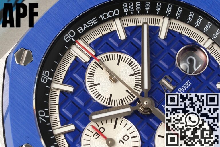 APF Factory Replica Audemars Piguet Royal Oak Offshore 26400SO.OO.A335CA.01 Blue Panda Plate