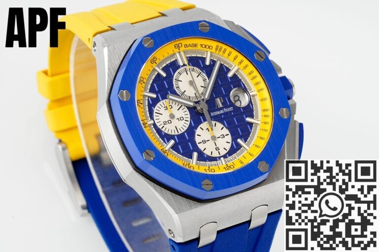 APF Factory Fake Audemars Piguet Royal Oak Offshore 26400SO.OO.A057CA.01 Blue Dial 