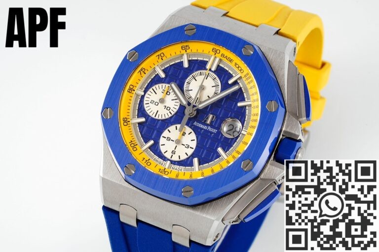 APF Factory Fake Audemars Piguet Royal Oak Offshore 26400SO.OO.A057CA.01 Blue Dial 