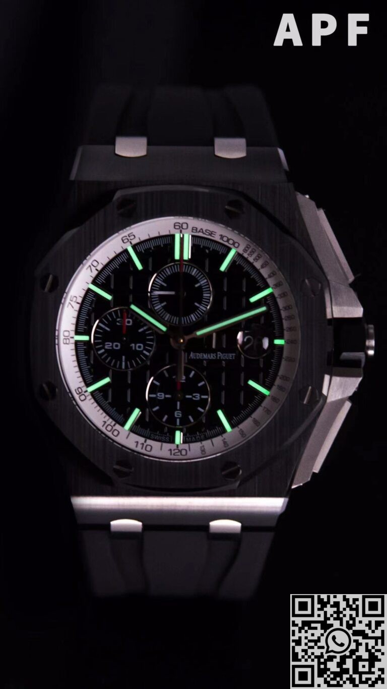 APF Factory Replica Audemars Piguet Royal Oak Offshore 26405CE.OO.A002CA.01 Dark Gray Panda Plate