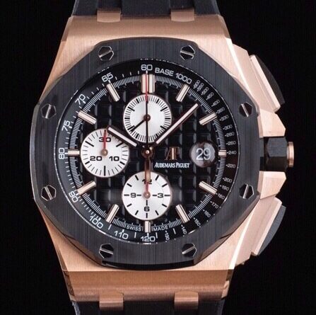 APF Factory Replica AP Royal Oak Offshore 26401RO.OO.A002CA.01 Rose Gold Watch