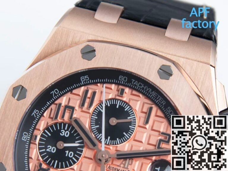 APF Factory Replica AP Royal Oak Offshore 26470OR.OO.A002CR.01 Rose Gold Dial Watches