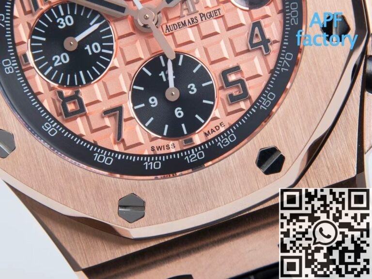 APF Factory Replica AP Royal Oak Offshore 26470OR.OO.A002CR.01 Rose Gold Dial Watches