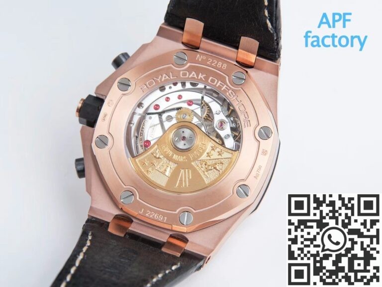 APF Factory Replica AP Royal Oak Offshore 26470OR.OO.A002CR.01 Rose Gold Dial Watches