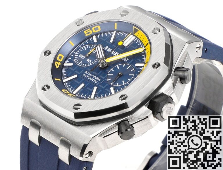 MS Factory Fake AP Royal Oak Offshore 26703ST.OO.A027CA.01 Dark Blue Panda Plate Watches