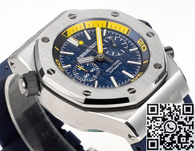 MS Factory Fake AP Royal Oak Offshore 26703ST.OO.A027CA.01 Dark Blue Panda Plate Watches