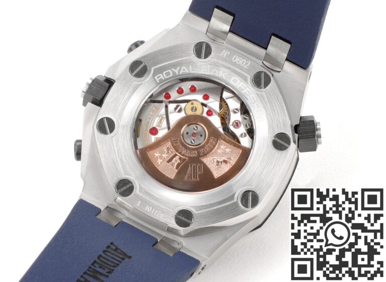 MS Factory Fake AP Royal Oak Offshore 26703ST.OO.A027CA.01 Dark Blue Panda Plate Watches