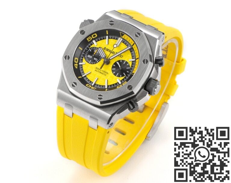 MS Factory Fake Audemars Piguet Royal Oak Offshore 26703ST.OO.A051CA.01 Yellow Panda Plate