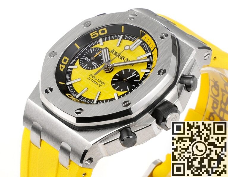 MS Factory Fake Audemars Piguet Royal Oak Offshore 26703ST.OO.A051CA.01 Yellow Panda Plate