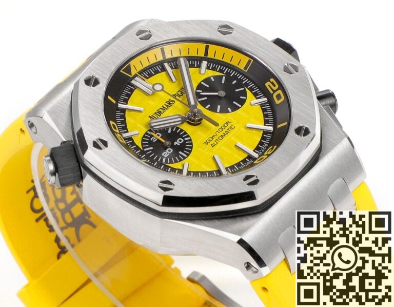 MS Factory Fake Audemars Piguet Royal Oak Offshore 26703ST.OO.A051CA.01 Yellow Panda Plate