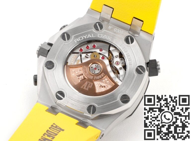 MS Factory Fake Audemars Piguet Royal Oak Offshore 26703ST.OO.A051CA.01 Yellow Panda Plate