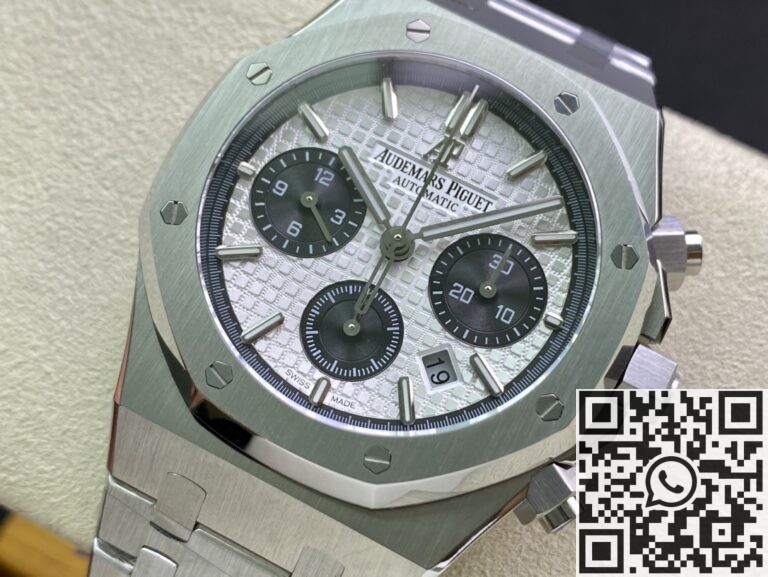 JH Factory Fake AP Royal Oak 26331ST.OO.1220ST.03 Silver Panda Plate Watch