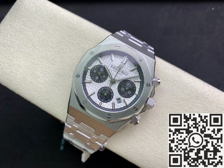 JH Factory Fake AP Royal Oak 26331ST.OO.1220ST.03 Silver Panda Plate Watch