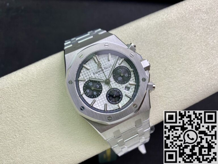 JH Factory Fake AP Royal Oak 26331ST.OO.1220ST.03 Silver Panda Plate Watch